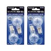 Panasonic LDS110V54WCK2P Mini Krypton Bulb, 110V, 60W Shape (54W) E17