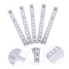 SEWACC 5 Pcs Folding Ruler Flexible Measuring Tool Professional Grade