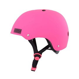 KRASH Pro Fit System Child/Kids Helmet (5+ YEARS) - Matt Pink - Unisize 50-54cm