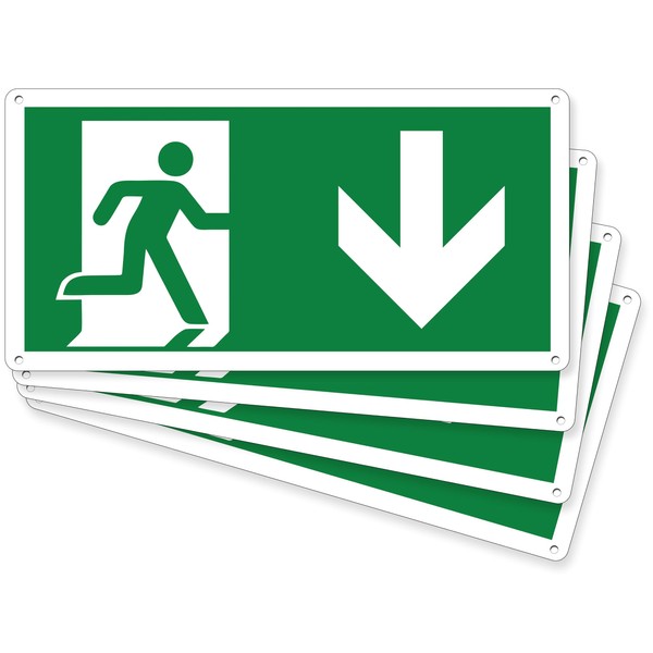 pubblimania Low Emergency Exit | Aluminium Composite 3mm Thick (Cm