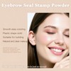 Eyebrow Stamp - Seal Stamp Eyebrow Powder - Waterproof Brow