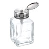 sourcing map Solvent Alcohol Dispensers 120ml(4oz) Push Down Liquid Dispenser