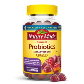 Nature Made Nature Made Ultra Strength Digestive Probiotics, Probiotics for Women and Men, 42 Probiotic Gummies, 21 Day Supply