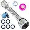 Flexible Faucet Sprayer Attachment 360 ° Kitchen Sink Aerator Extender