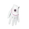 FootJoy WeatherSof Women's Golf Glove, White/Pink