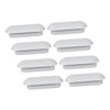 Operitacx 8pcs Toilet Seat Buffers with Slip Design Easy Installation