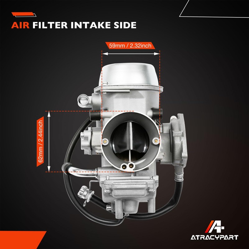 Carburetor Compatible with 2002-2008 Yamaha Grizzly 660 YFM660 Carb 4-Stroke