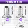 8 Packs W11366418 Refrigerator Freezer Door Handle Mounting Set Screw,