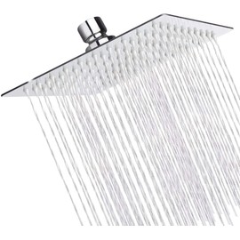 Regadera cuadrada padua 20cm/8 pulgadas Regadera Tipo Lluvia, marca: Múnich.