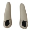 FZJDSD 2pcs Tan Leather Seat Armrest Cover Compatible with Toyota