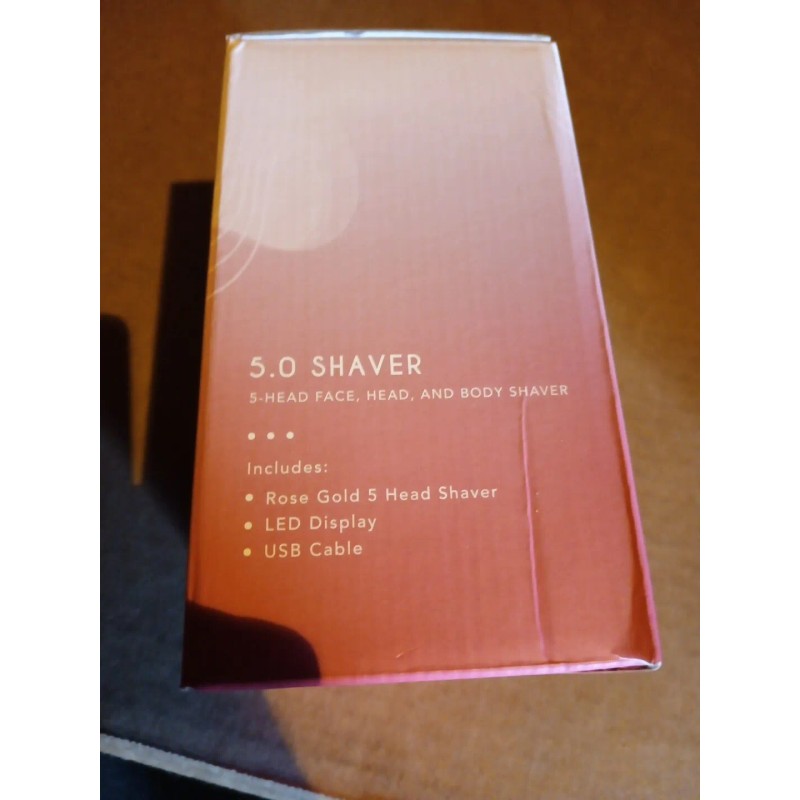 Pop Sonic 5.0 Shaver (5-Head Face, Head, and Body Shaver)