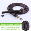 Angle Simple Hand Shower Hose 59", Flexible Stainless Steel Shower
