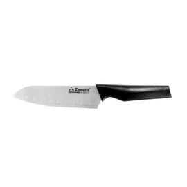 Zanetti, Coltello Santoku Modello Pro, Coltello Acciaio Inox Lucido, Lama 16 cm, Spessore 1.5 mm, Coltello Cucina, Coltello Santoku Giapponese, Manico Ergonomico in Polipropilene