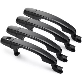 Unbranded 4pcs Exterior Door Handles For 2005-2010 Kia Sportage Front Rear Left Right