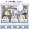 Biboraya 2 Pack 18 IN Depth Under Sink Organizer with