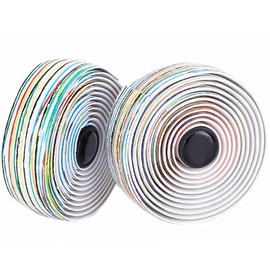BBxunsless Rainbow Bike Handlebar Tape – Colorful Shock-Absorbing & Sweat-Wicking Bar Tape for Road Bike, Mountain Bike, MTB, Cycling