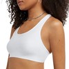 Champion Absolute Sports - Sujetador deportivo con banda SmoothTec, Blanco,