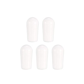 uxcell M4 Switch Tip Knob Cap Plastic Replacement for 3 Way Toggle Pickup Selector 5pcs