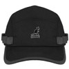 Kangol Waxed Utility 5 Panel Baseball Cap (One Size, Black),