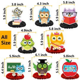 Kindergarten Grad 2023 Honeycomb Centerpieces Happy Graduation Kindergarten Preschool Graduation Theme Decor for Kids Class School Congrats Grad 2023 Party Decorations 2023 Graduation Party Supplies