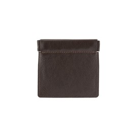 Visconti Mens Genuine Quality Small Italian Style Leather Coin Purse Pouch/Change Wallet or Key Holder (Brown)