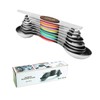 Magnetic Measuring Spoons Sets of 9, WOVTE Dual Sided Stainless