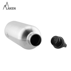 Laken Unisex – Erwachsene Futura Thermo 0,5 Liter, BPA frei, wiederverwendbar, recyelbar (schmale Öffnung) Lakenflasche 0,5 l, Blau, 0.5 L