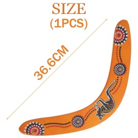 Wooden V-Shaped Boomerang Classic V-Shaped Wooden Boomerang Manual Darts Outdoor Flying Disc for Kids Outdoor Sports Games Toys Children's Birthday Gifts