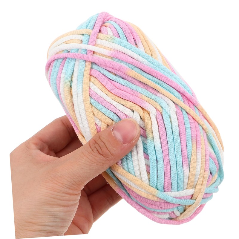 DOITOOL 2pcs Cotton Yarn for Knitting and Crocheting Soft and