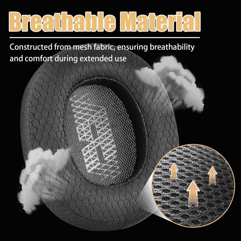 INF Replacement Ear Pads for JBL E65BTNC/Duet NC/Live 650 BTNC/Live