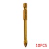 10pc 6MM Masonry Drill Bits, 10PC 1/4” Concrete Drill Bit