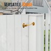 Pack 2 Brass Cabin Hook | 100mm Cabin Door Hook