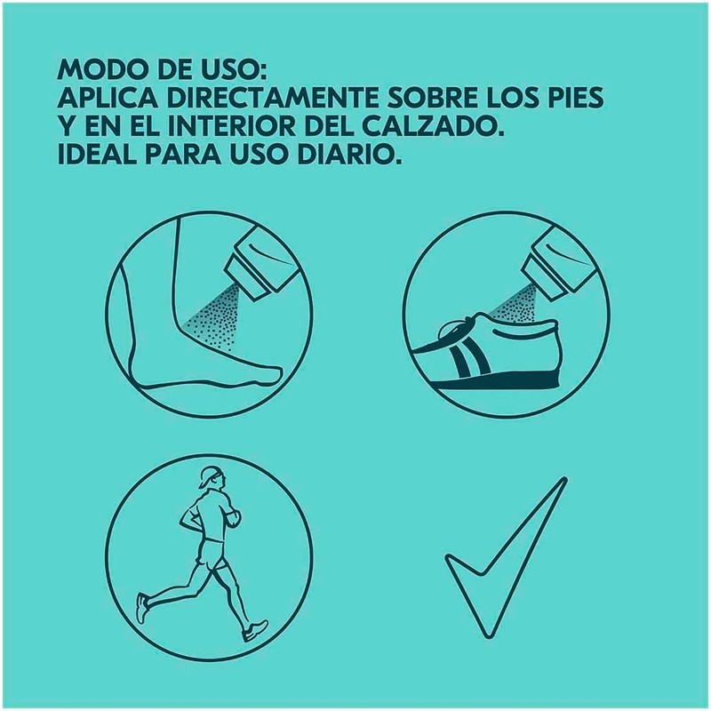 Rexona Efficient Desodorante Antibacterial para Pies en Talco Elimina Bacterias