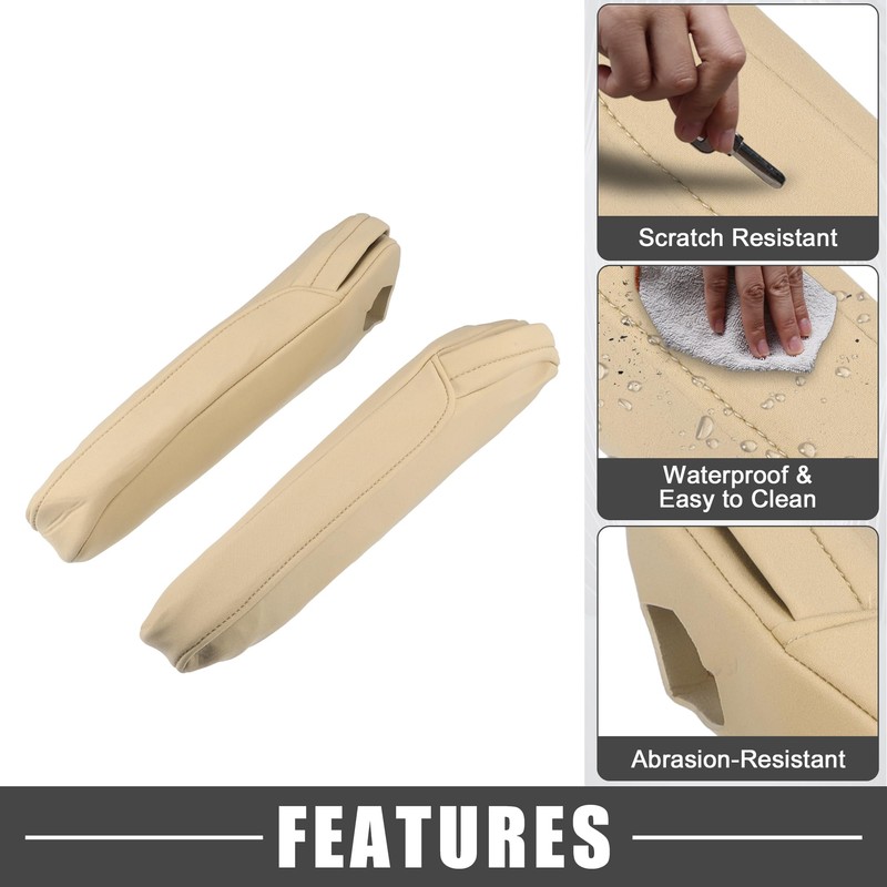 A ABSOPRO Car Armrest Covers Folding Armrest Covers Bucket Seat