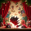 50 Pcs Red Feather Nature Feather Carnival Halloween Costume,Red Handicrafts,