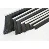 Two Pieces Door Bottom Sweep Silver Color Aluminum Alloy Extra