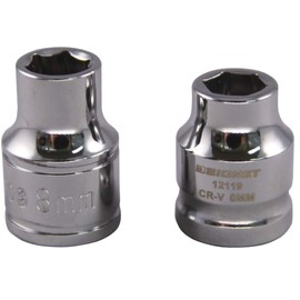 SIGNET 12135 3/8DR 7PC Short Socket Set (6 Angle)