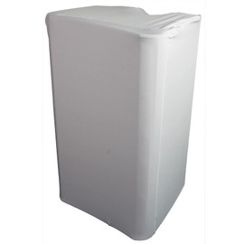 Rockville RSC128W White 12" PA DJ Speaker Cover Scrim, Stretchable Spandex, Flame-Retardant, Dust Protection, Fits Most 12" Molded Speakers for Wedding, Church, Club