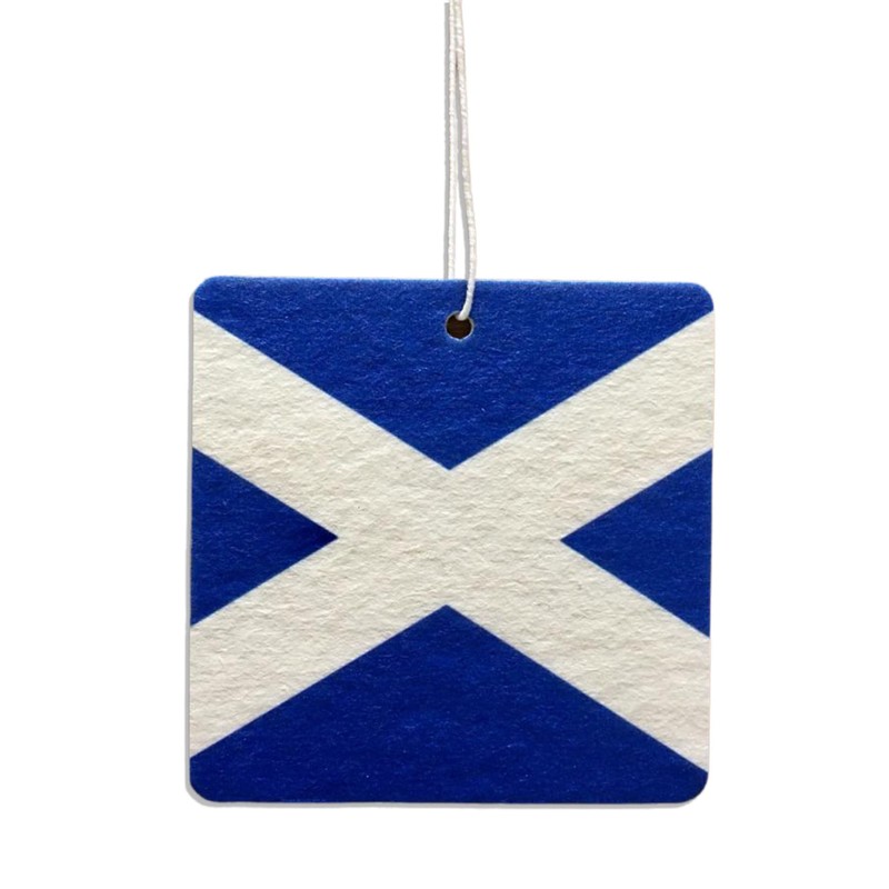Saltire Air Freshener - Scottish Flag Design - Made in