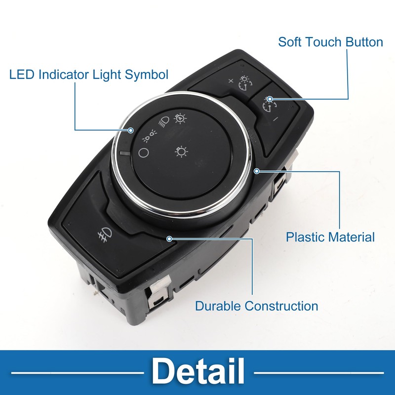 X AUTOHAUX No.CP9Z11654J/HLS1572/1S13817 Headlight Switch for Ford C-Max 2013-2018 Headlamp