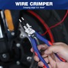WORKPRO 5-in-1 Combination Pliers with Wire Stripper/Crimper/Cutter/Spanner | 8 inch