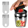 Abnaok Egg Slicer for Hard Boiled Eggs Banana Slicer, Strawberry