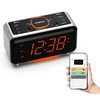 Radio Alarm Clock with App Control, Bluetooth, FM Radio, Dual