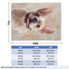 French Bulldog Throw Blanket for Girls Boys Kids Adults, 50x60