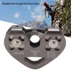 LiebeWH Double Trolley Pulley Zipline Pulley Climbing Pulley Effective Mountaineering