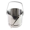 Ice Bucket with Tongs Small Home Set Stainless Steel with