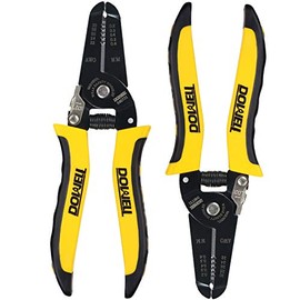 DOWELL 22-30 AWG Herramienta de pelar alambre pelacables, herramienta de mano multifunción para electricista, artesanía, 2 piezas