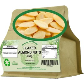 Natural Health 4 Life Flaked Almonds 350g (1 Pouch)