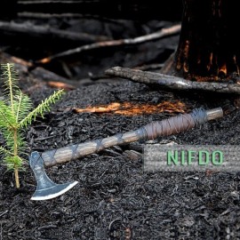 Viking Axe of Ragnar Lothbrok Hunting Axe with Rose Wood Handle - Hand-Forged U