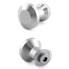 QWORK® Shower Door Knobs, 304 Stainless Steel Shower/Bath Pull Handle,